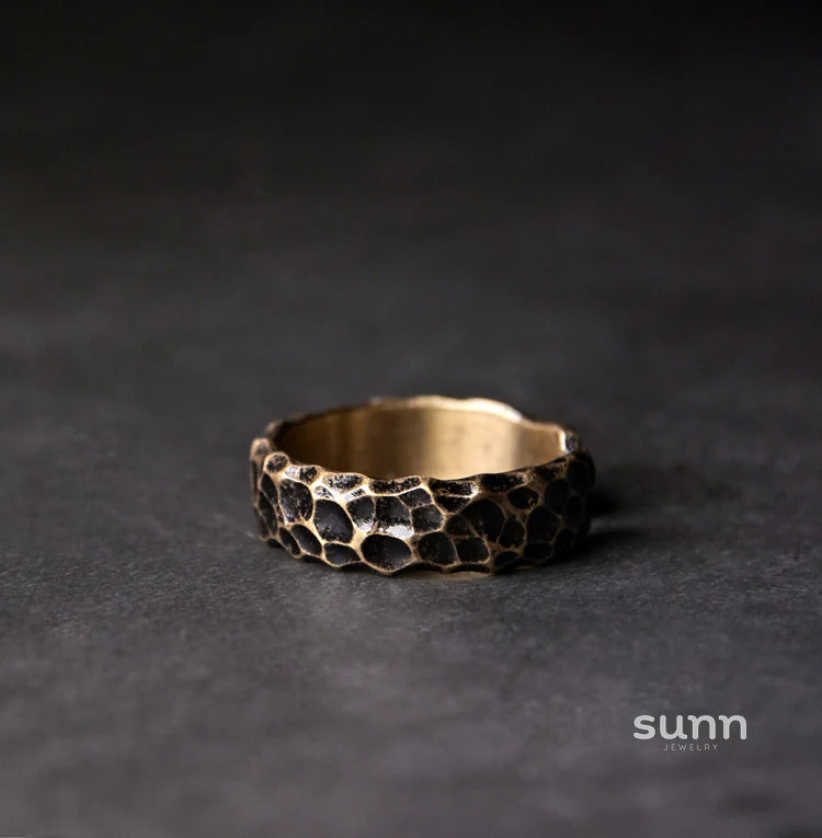 Hayzel Rustic Open Copper Rings