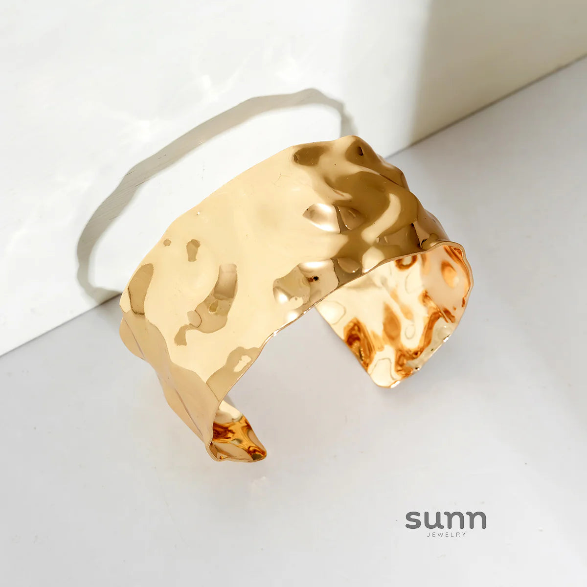 Hazyl Textured Cuff Bracelet
