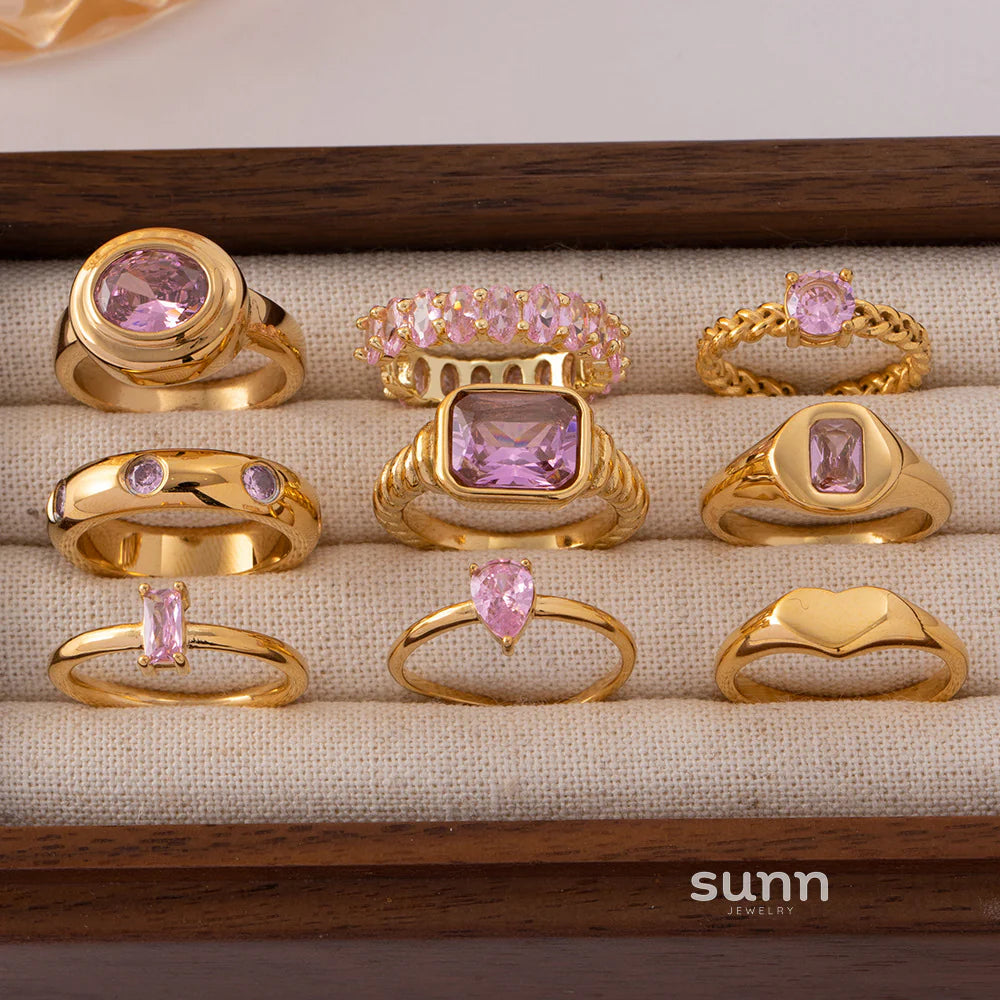 Heavenlee Elegant Zircon Rings
