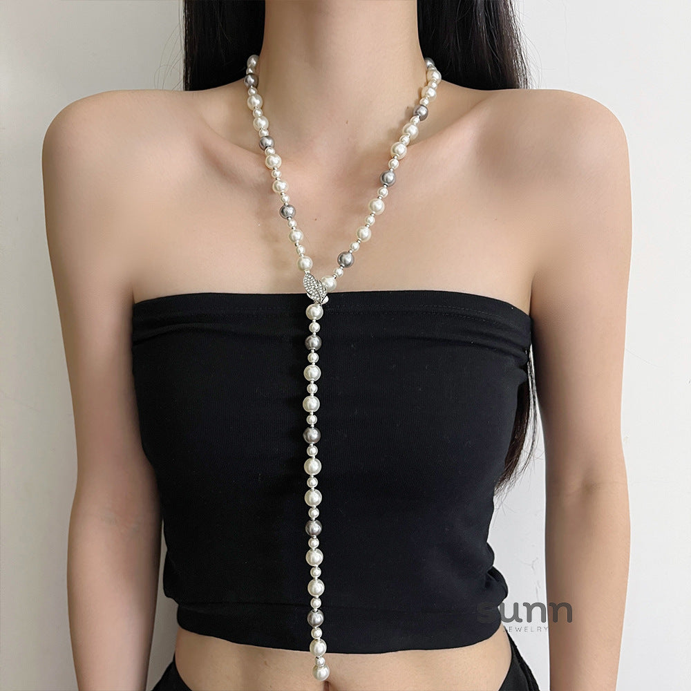 Heavenleigh Pearl Charm Necklace [X3OZPC9N]