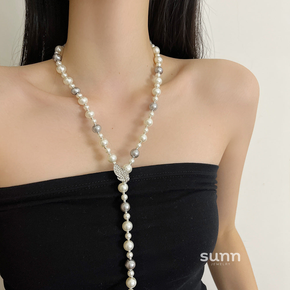 Heavenleigh Pearl Charm Necklace [NCAOU04P]