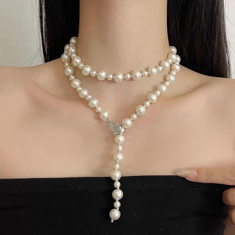 Heavenleigh Pearl Charm Necklace [X3OZPC9N]