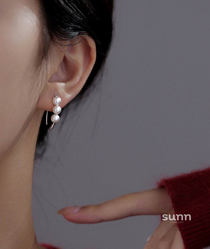 Helaina Fluid Hook Earrings [JMQQ5QTD]