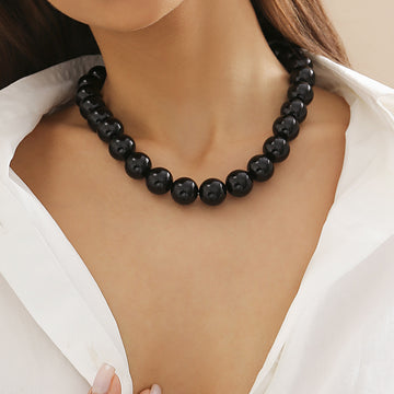 Helena Chunky Beaded Necklace [6M7ECXXF]