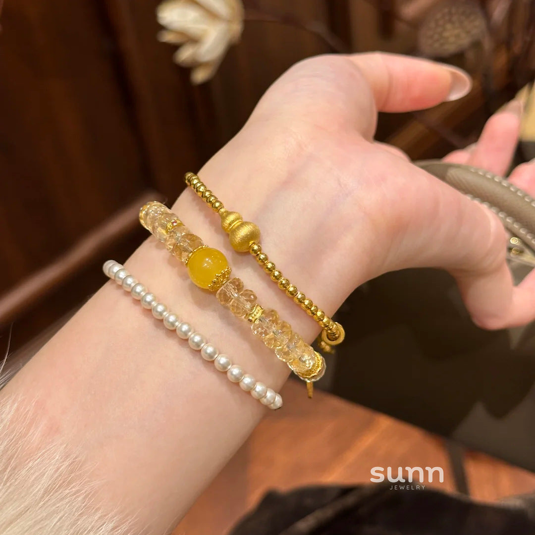 Henlee Gourd Charm Bracelet [AHF564PS]