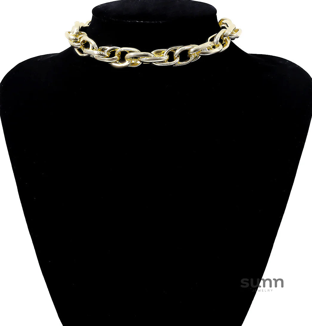 Hensley Chunky Twisted Chain Necklace