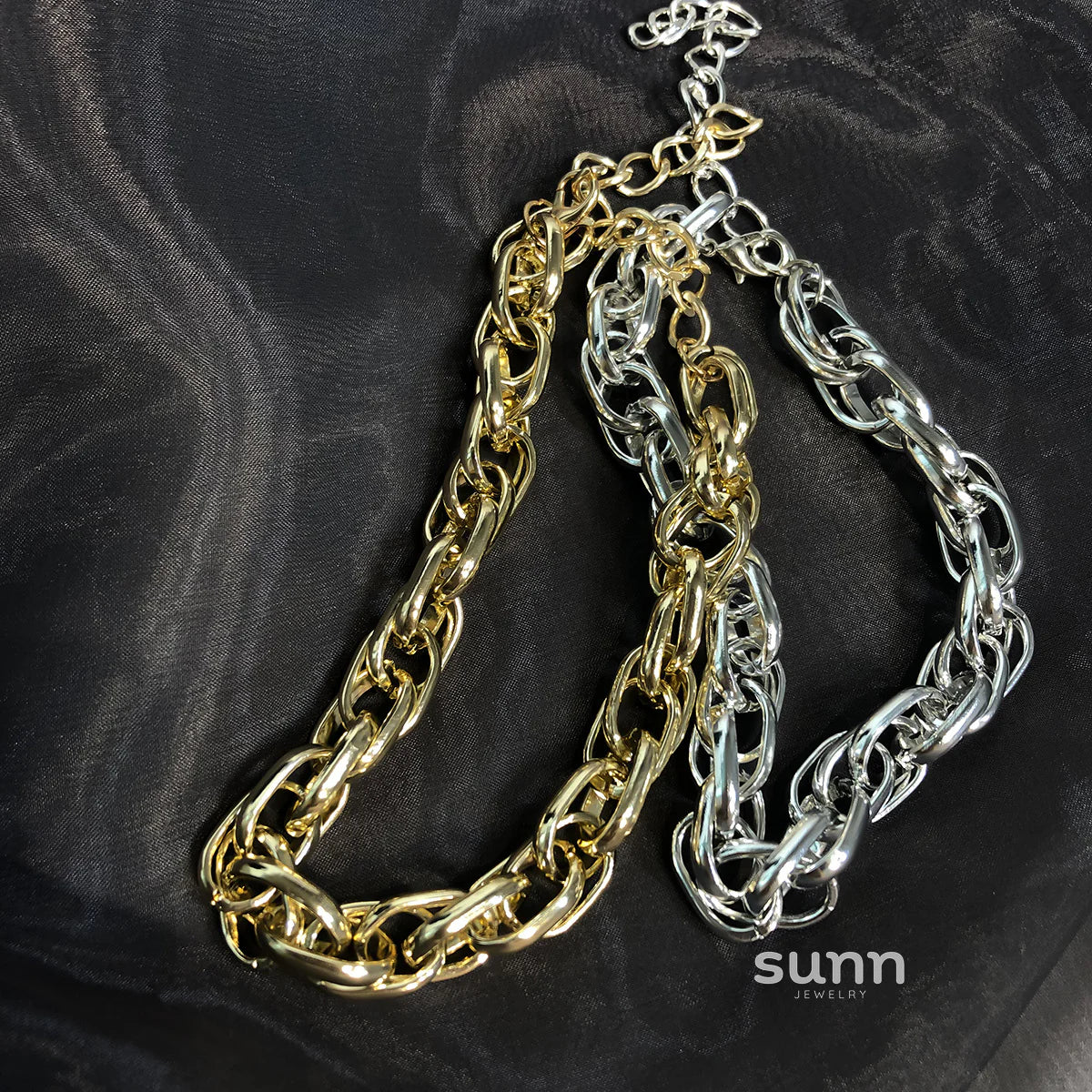 Hensley Chunky Twisted Chain Necklace