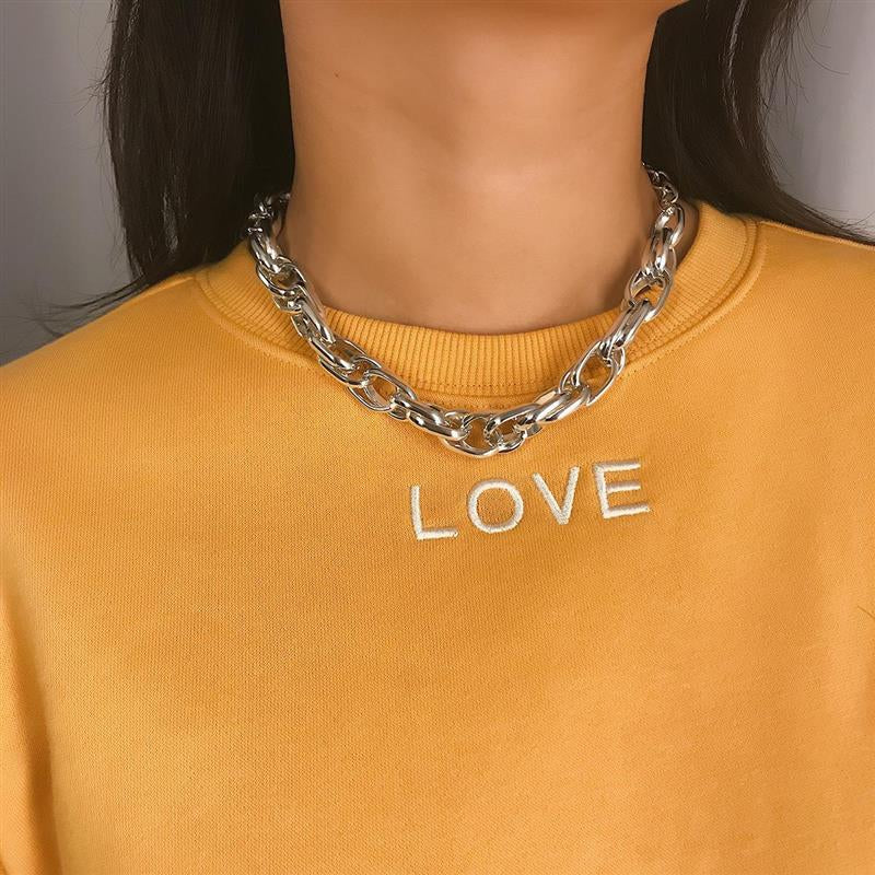 Hensley Chunky Twisted Chain Necklace
