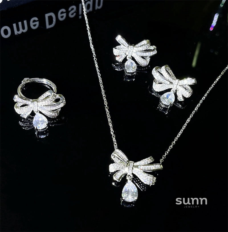 Hilda Delicate Bow Jewelry [ERFFUO15]