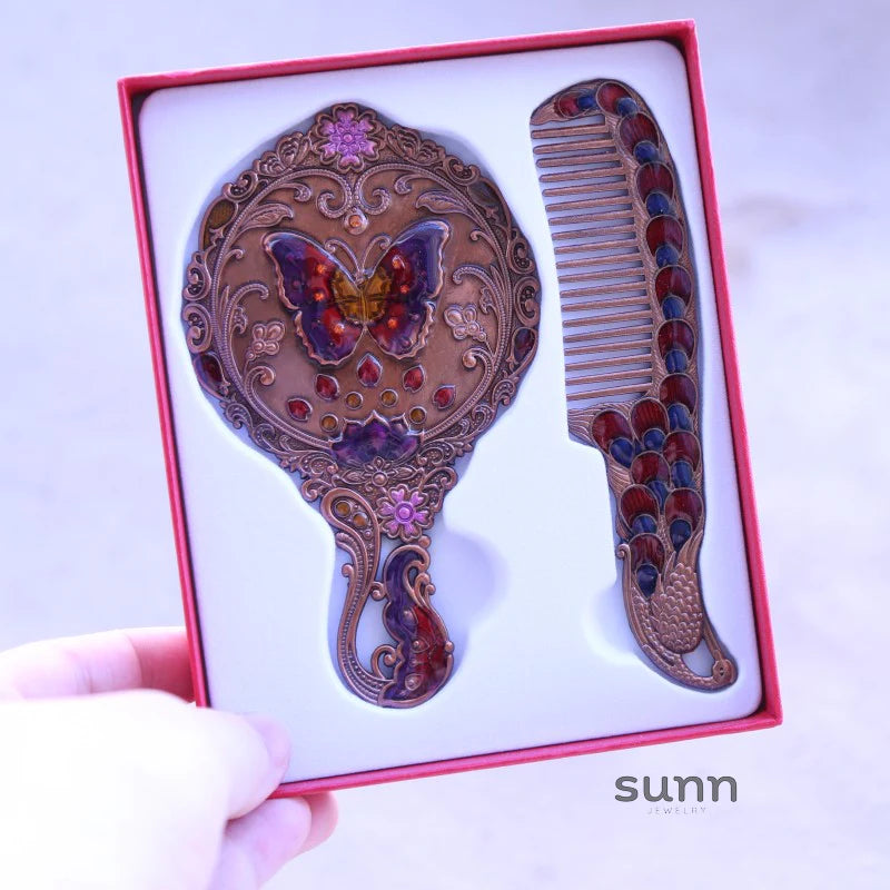 Hillary Vintage Mirror Set