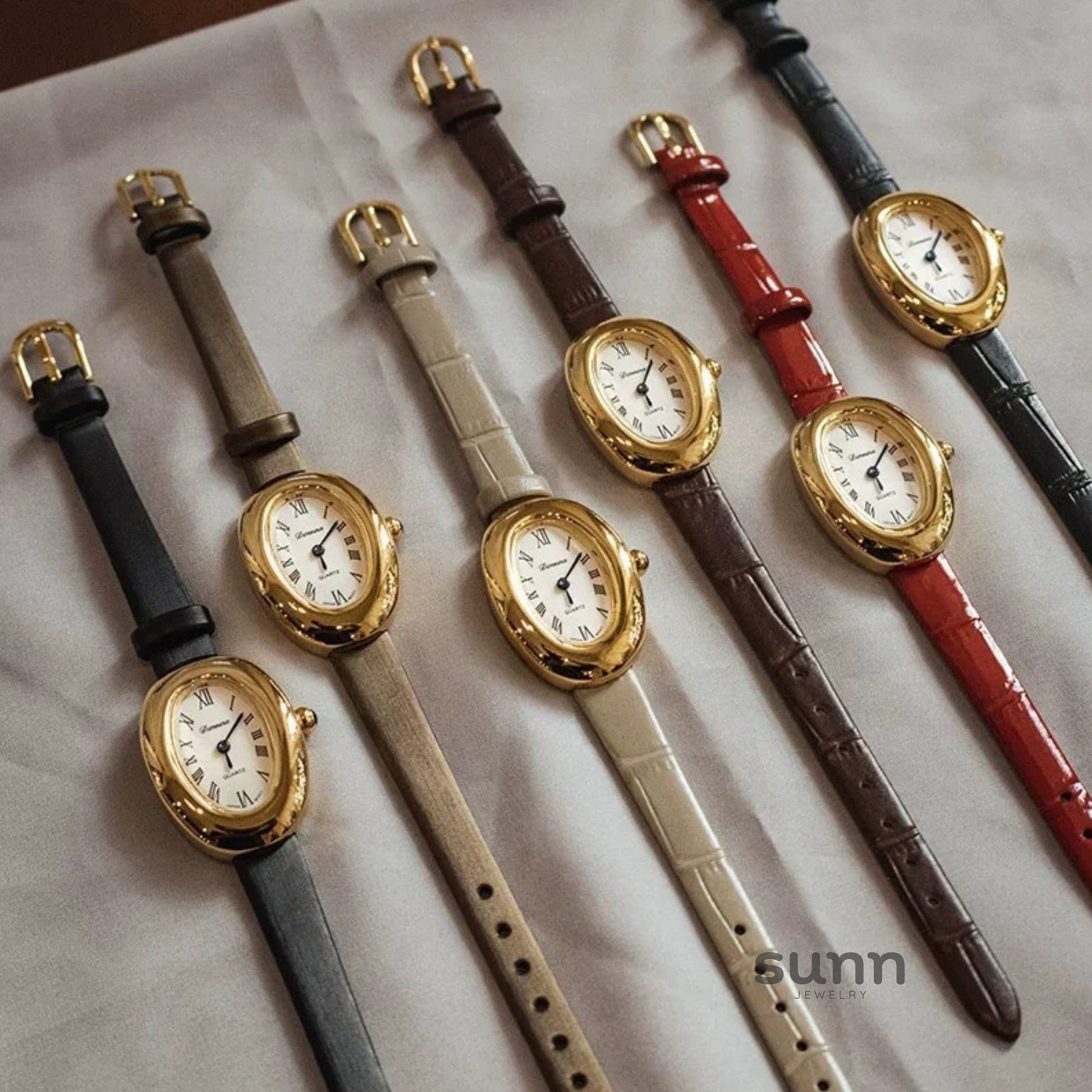 Hinda Vintage Oval Watch [J6HO0WXZ]