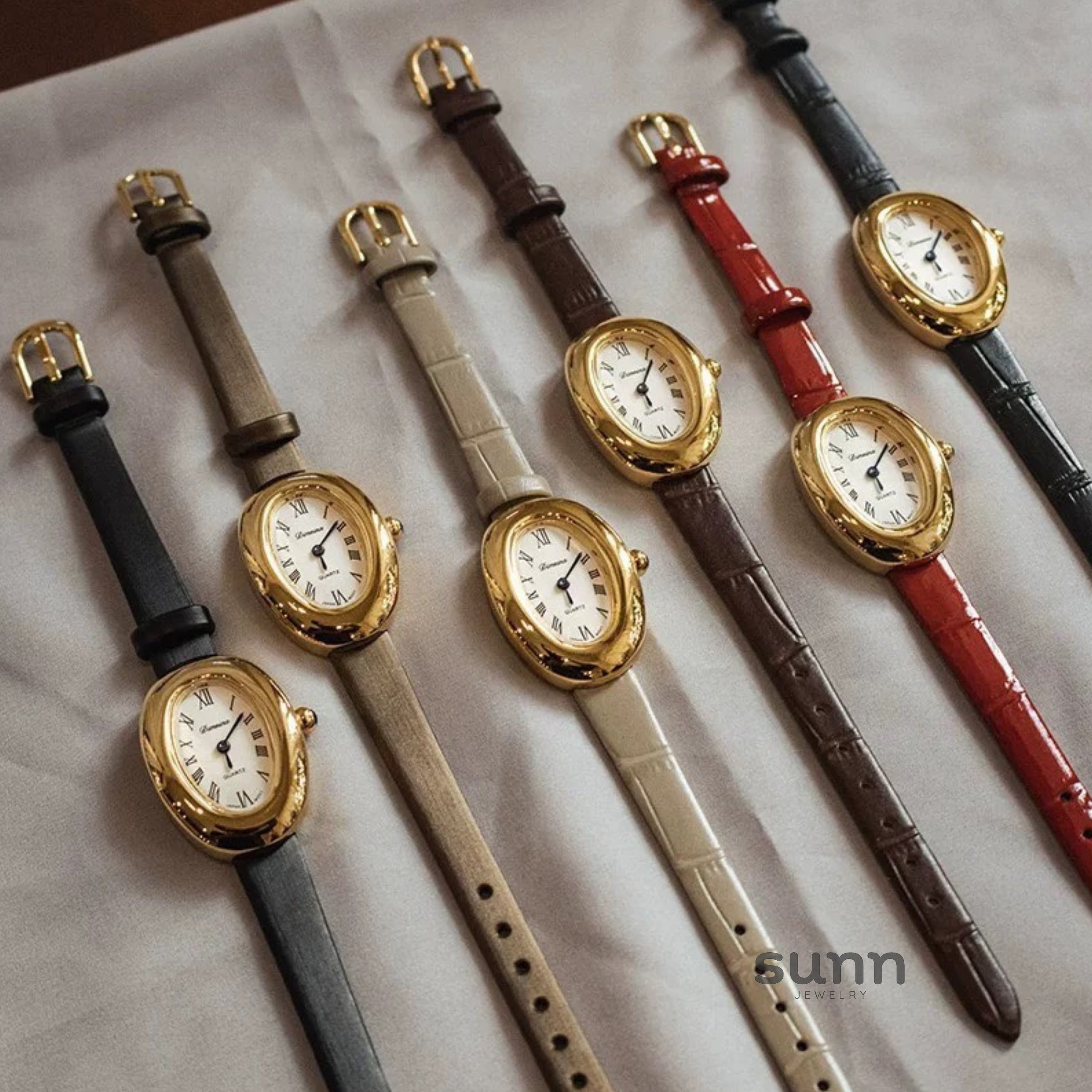 Hinda Vintage Oval Watch [J6HO0WXZ]