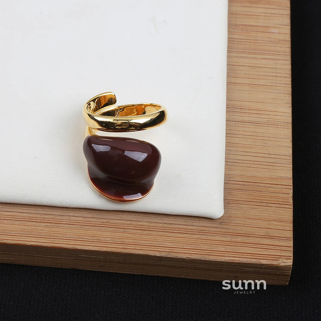 Holley Retro Color-Block Ring