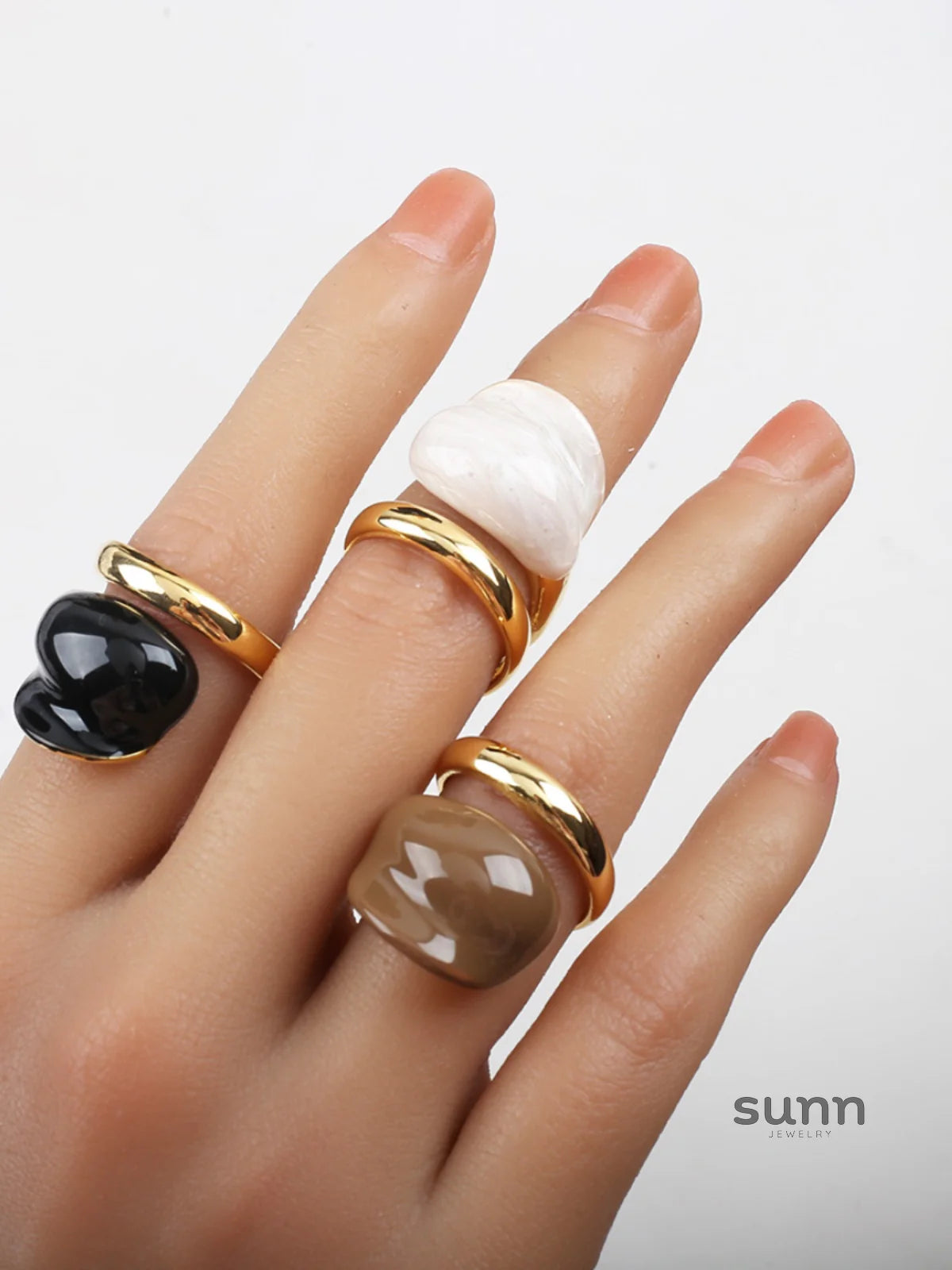 Holley Retro Color-Block Ring