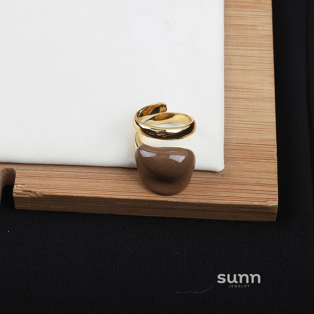 Holley Retro Color-Block Ring