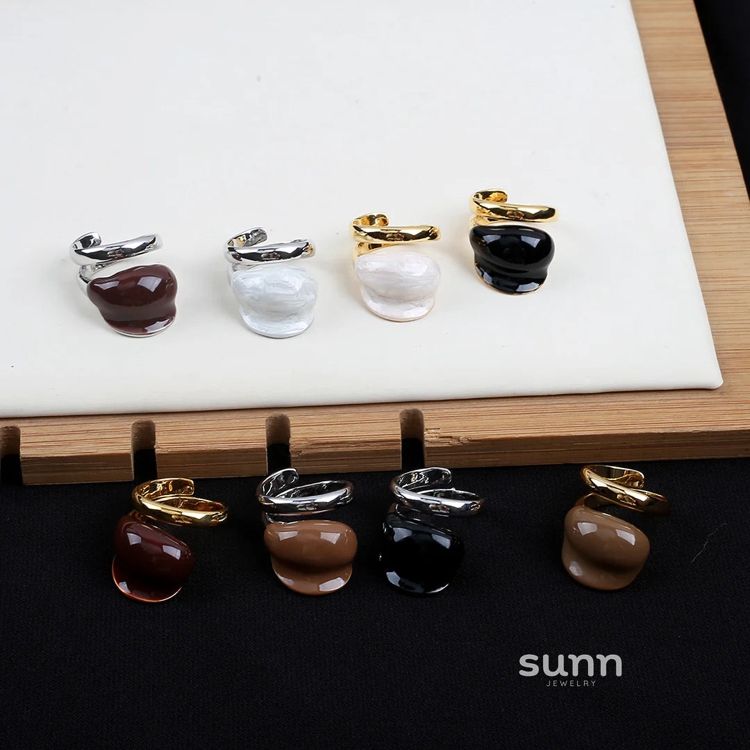 Holley Retro Color-Block Ring