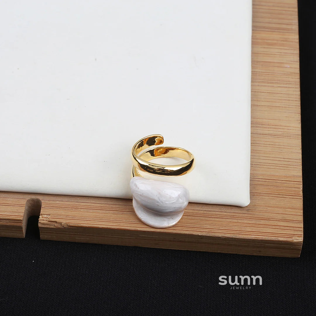 Holley Retro Color-Block Ring