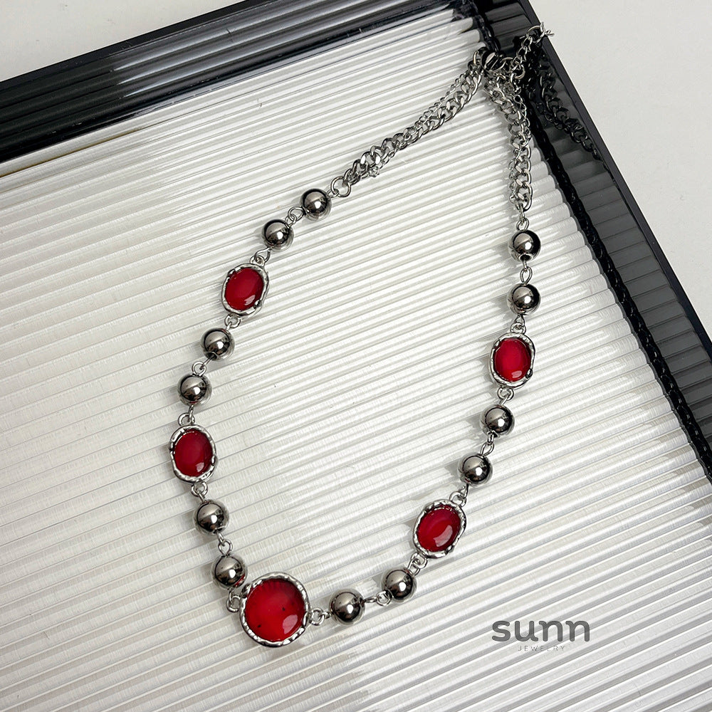 Holly Cat's Eye Choker [1PPLWL1N]