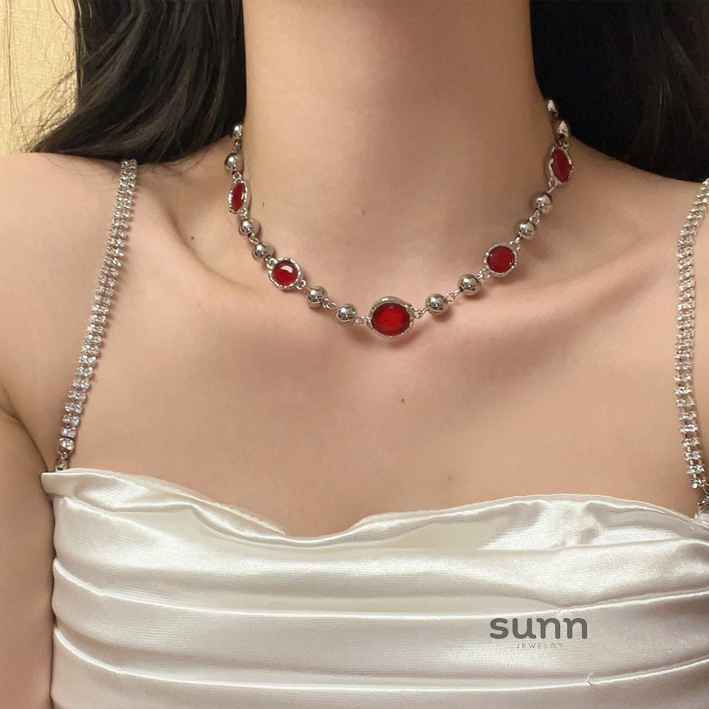 Holly Cat's Eye Choker [JQT8RNP5]