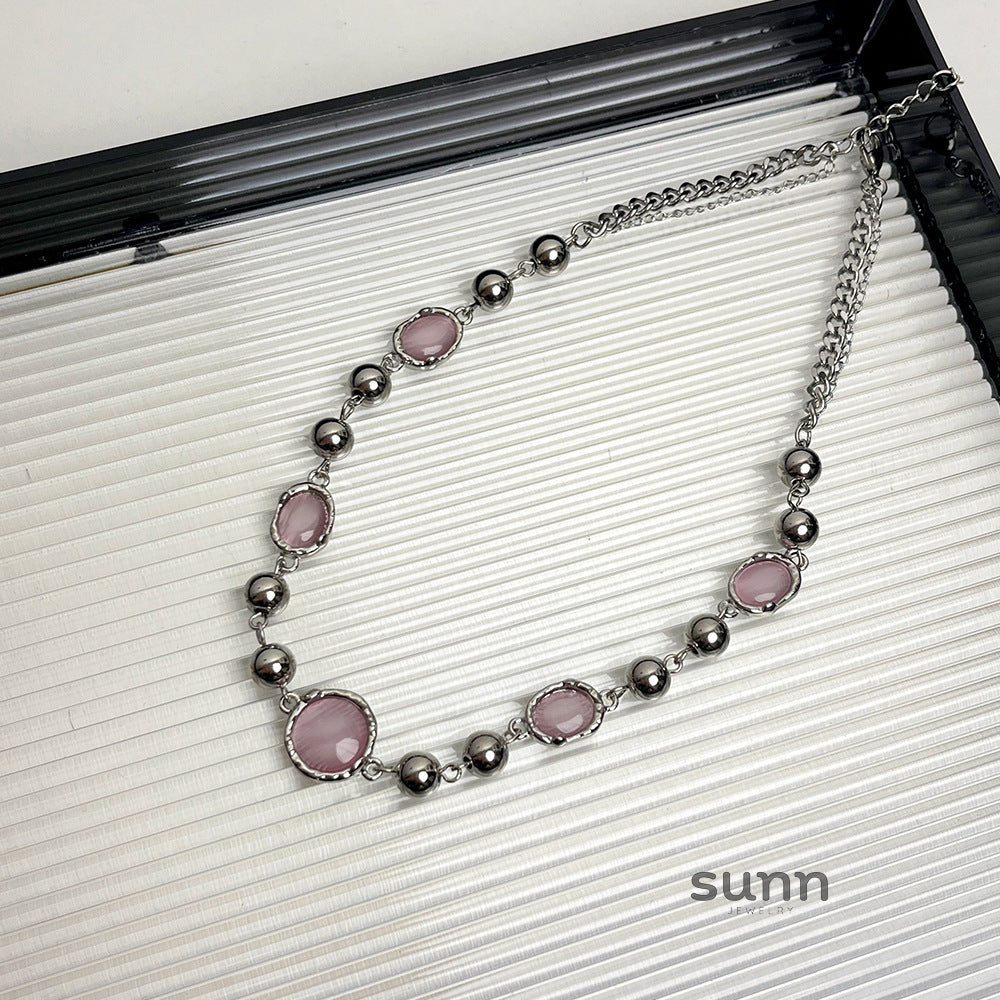 Holly Cat's Eye Choker [L69MCBP0]