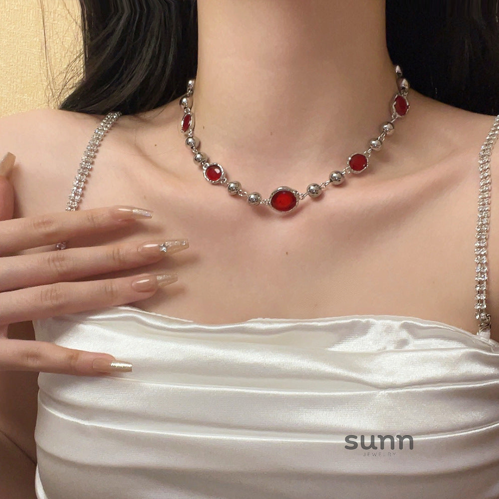 Holly Cat's Eye Choker [1I4N1C5C]