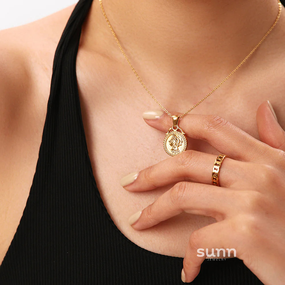 Honest Royal Coin Necklace