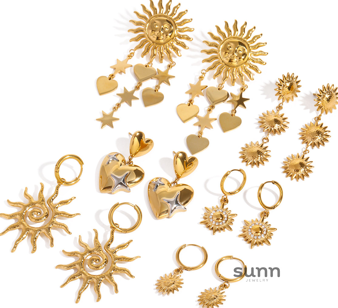 Honest Stainless Steel Star Tassel Earrings [C5BRDBTB]