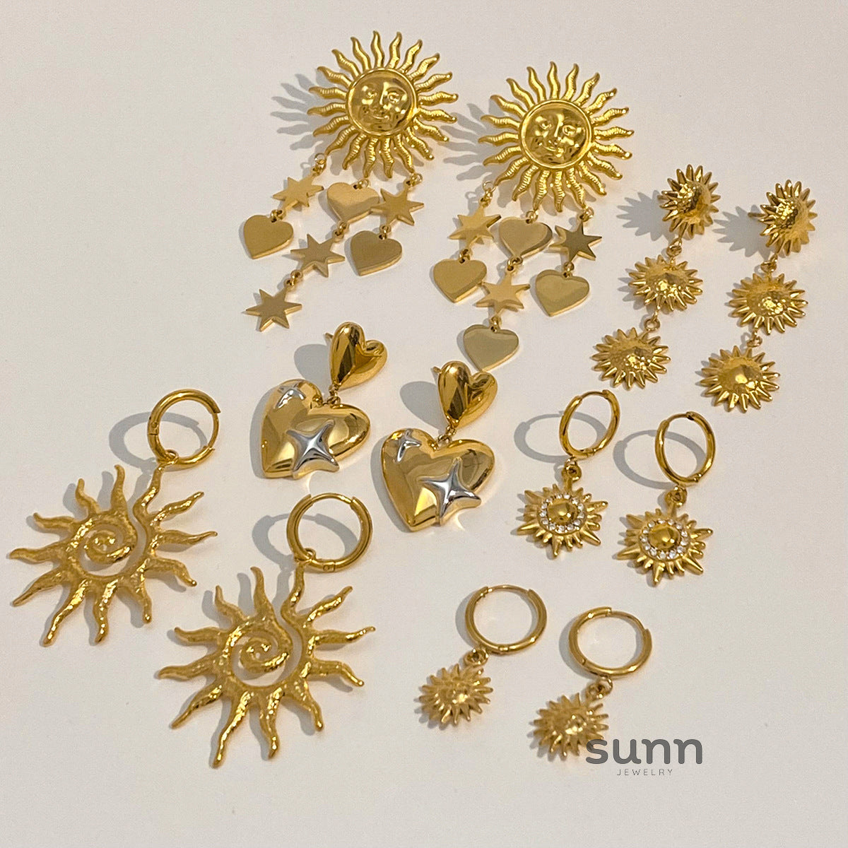Honest Stainless Steel Star Tassel Earrings [N6H7JJBO]