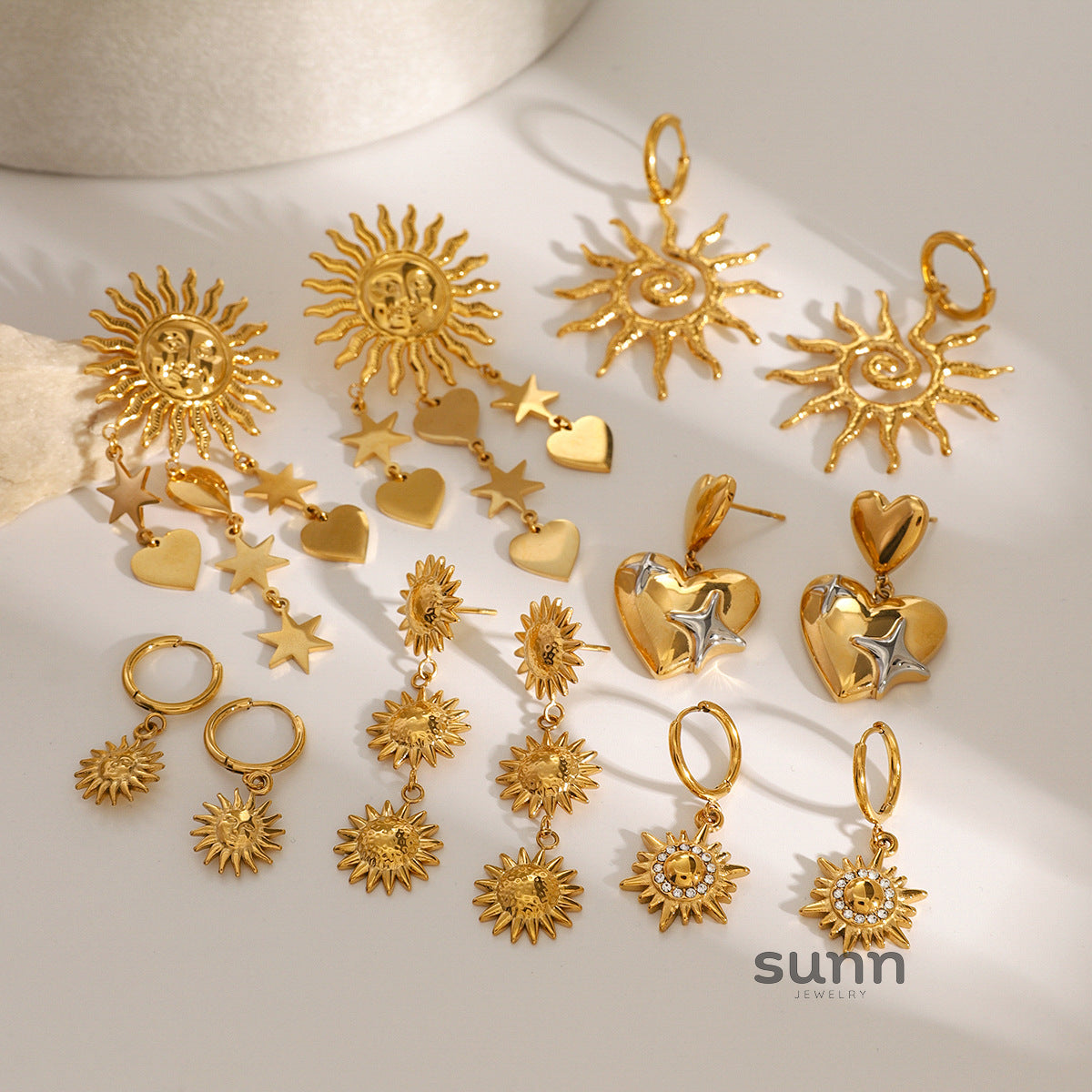Honest Stainless Steel Star Tassel Earrings [JPJRY6YI]