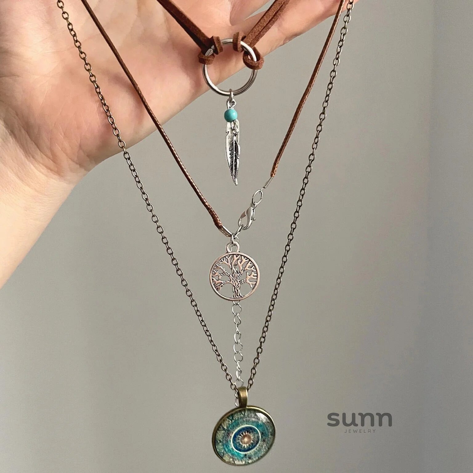Honesti Celestial Layered Necklace