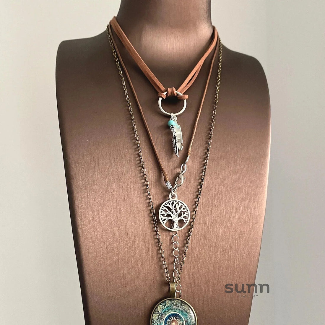 Honesti Celestial Layered Necklace