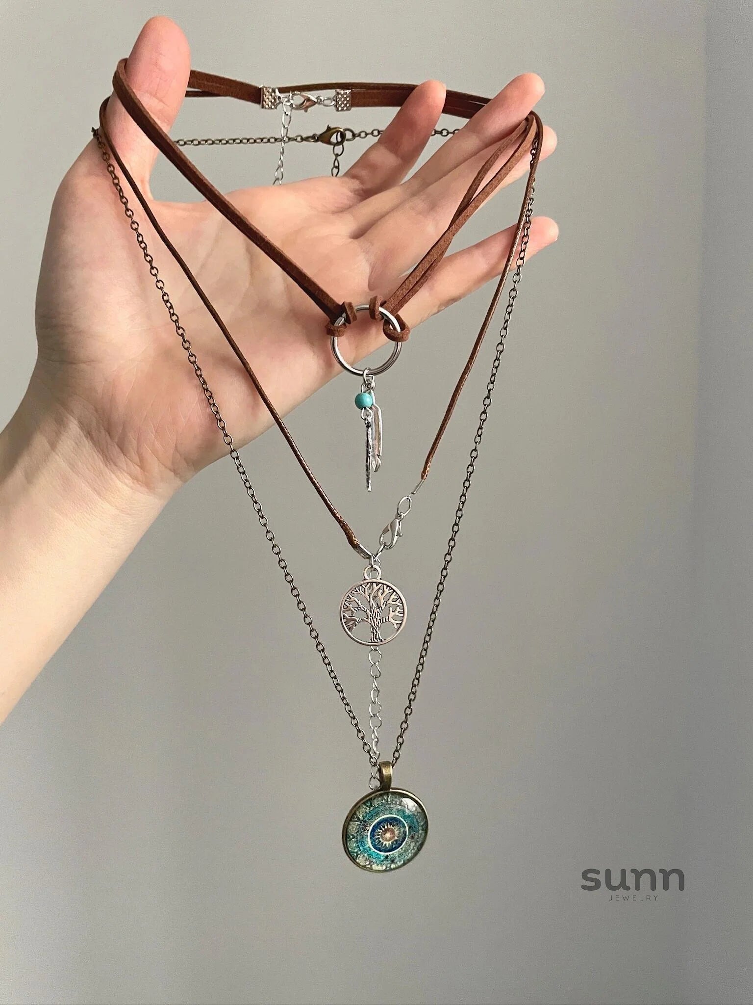 Honesti Celestial Layered Necklace