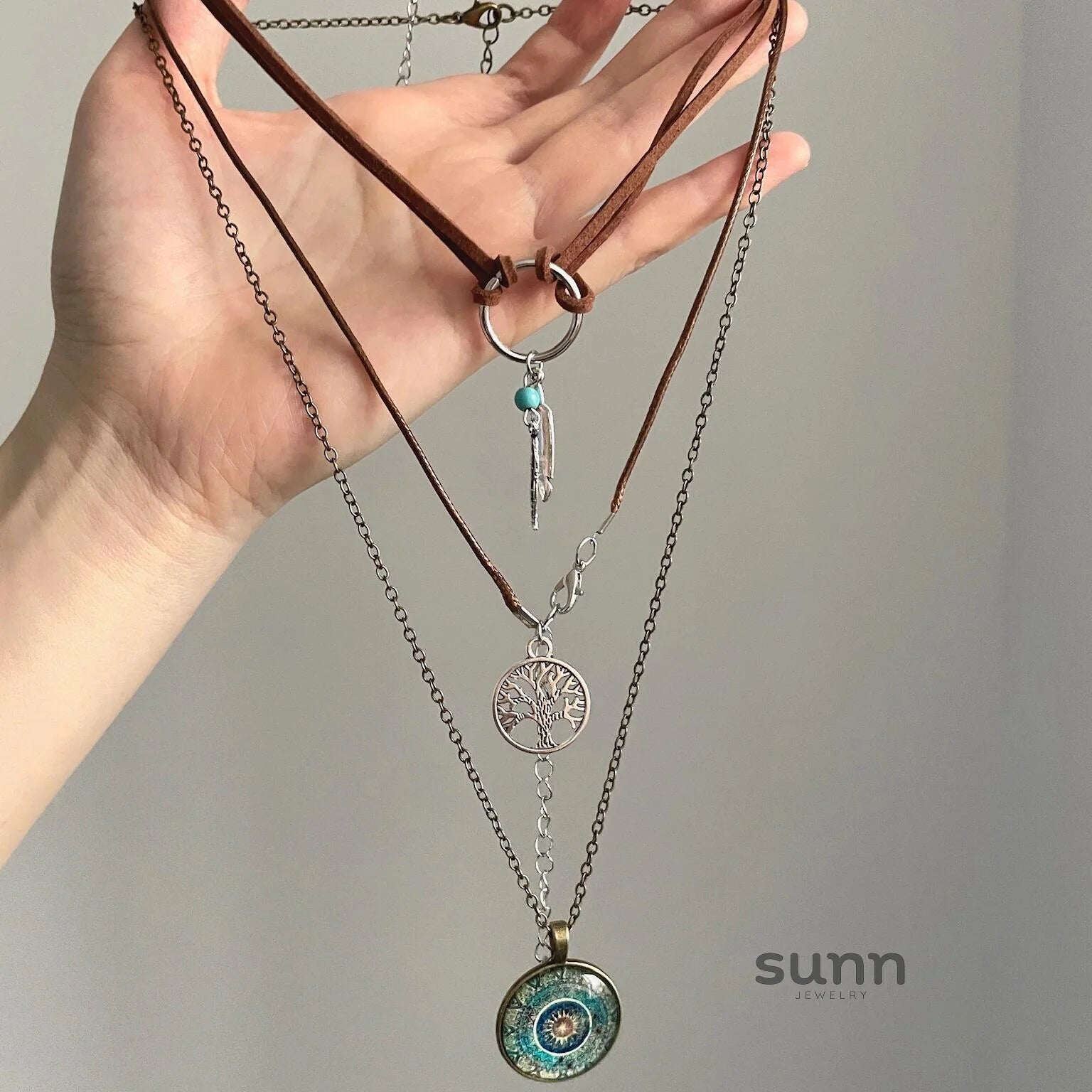 Honesti Celestial Layered Necklace