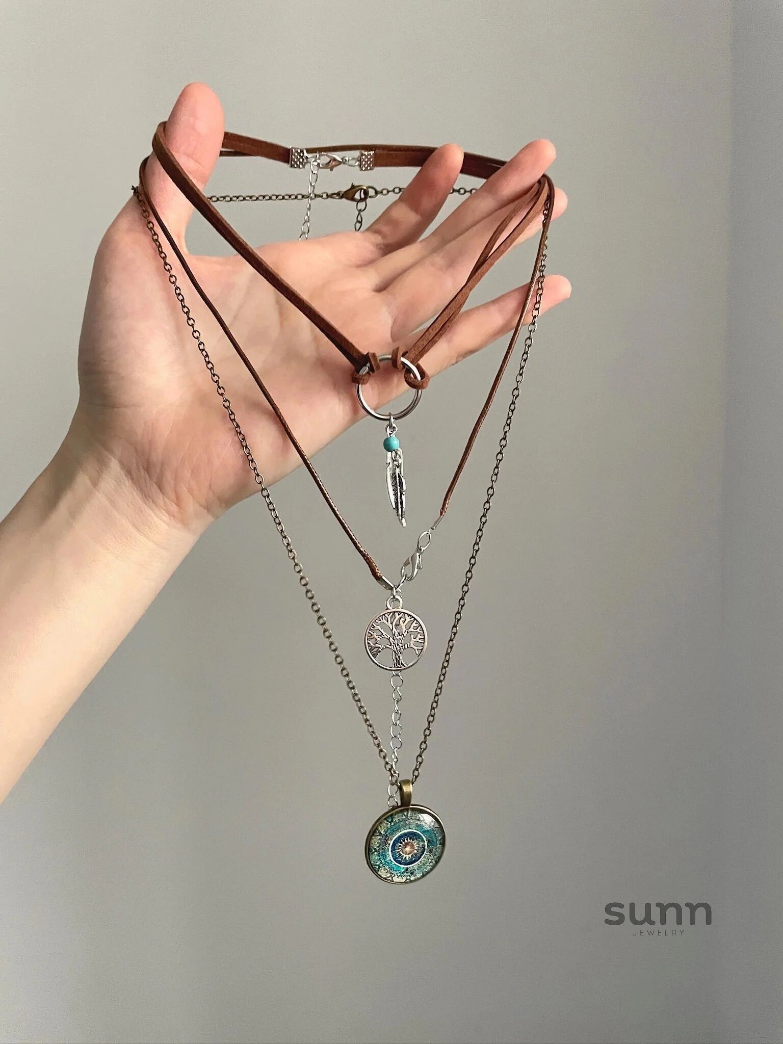 Honesti Celestial Layered Necklace