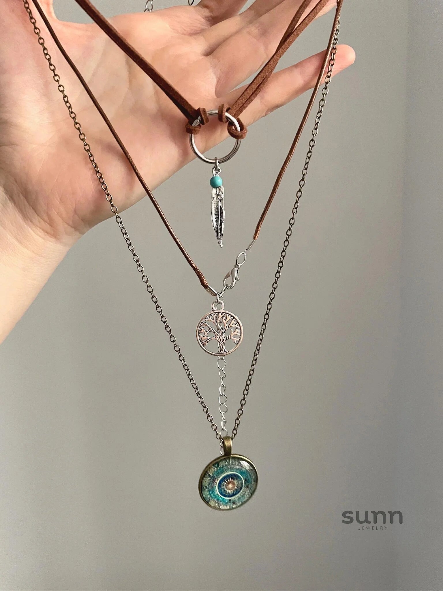 Honesti Celestial Layered Necklace