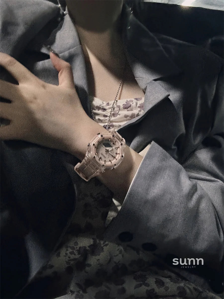Honesty Strawberry Dual Display Watch