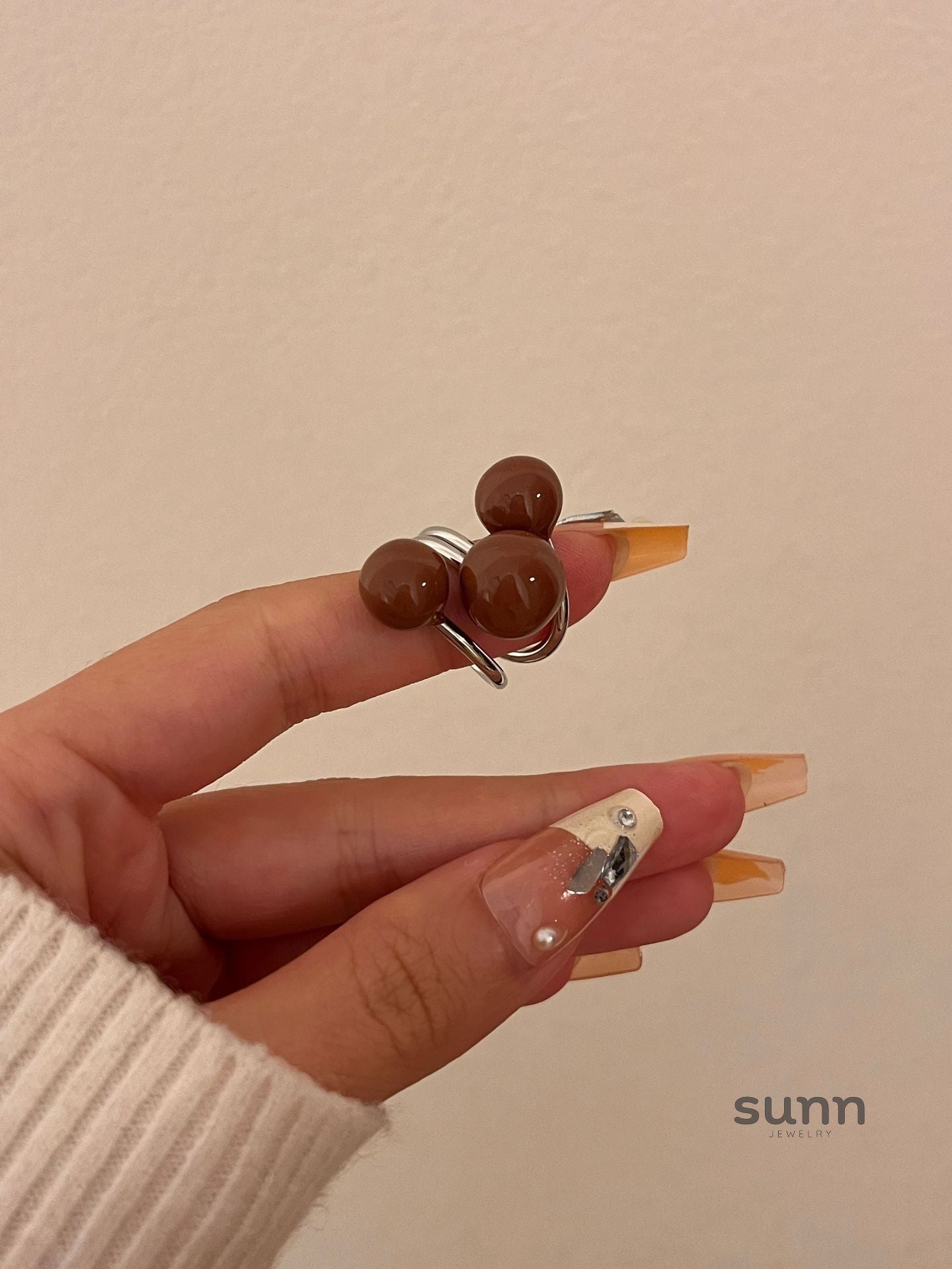 Honey Glazed Drop Ring [KKRP2KAR]