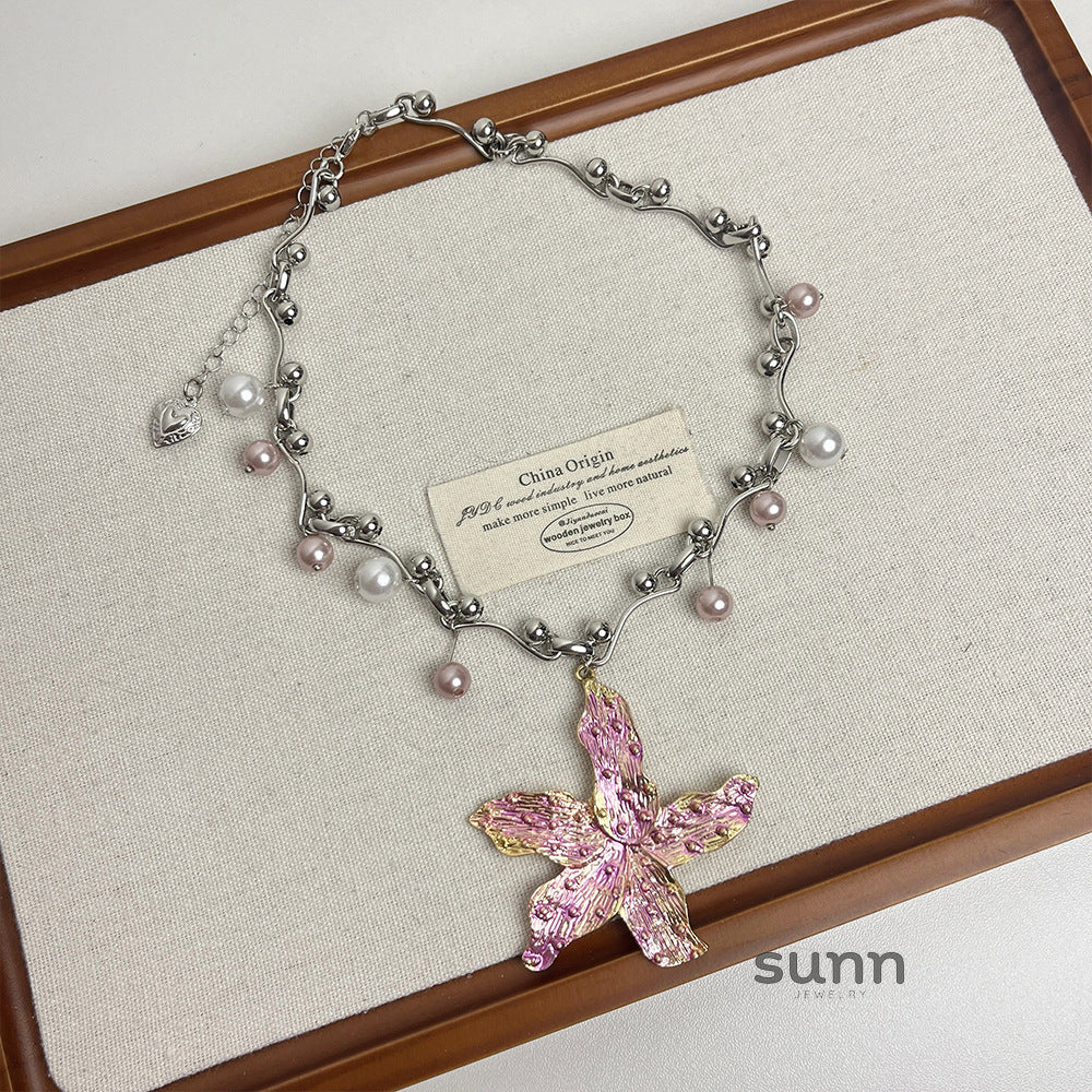 Hosanna Ocean Bloom Necklace [IA70BV1C]