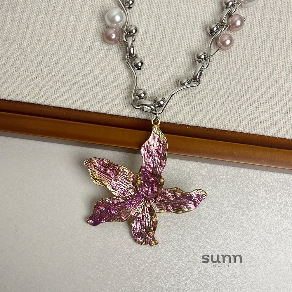 Hosanna Ocean Bloom Necklace [LTET0TN9]