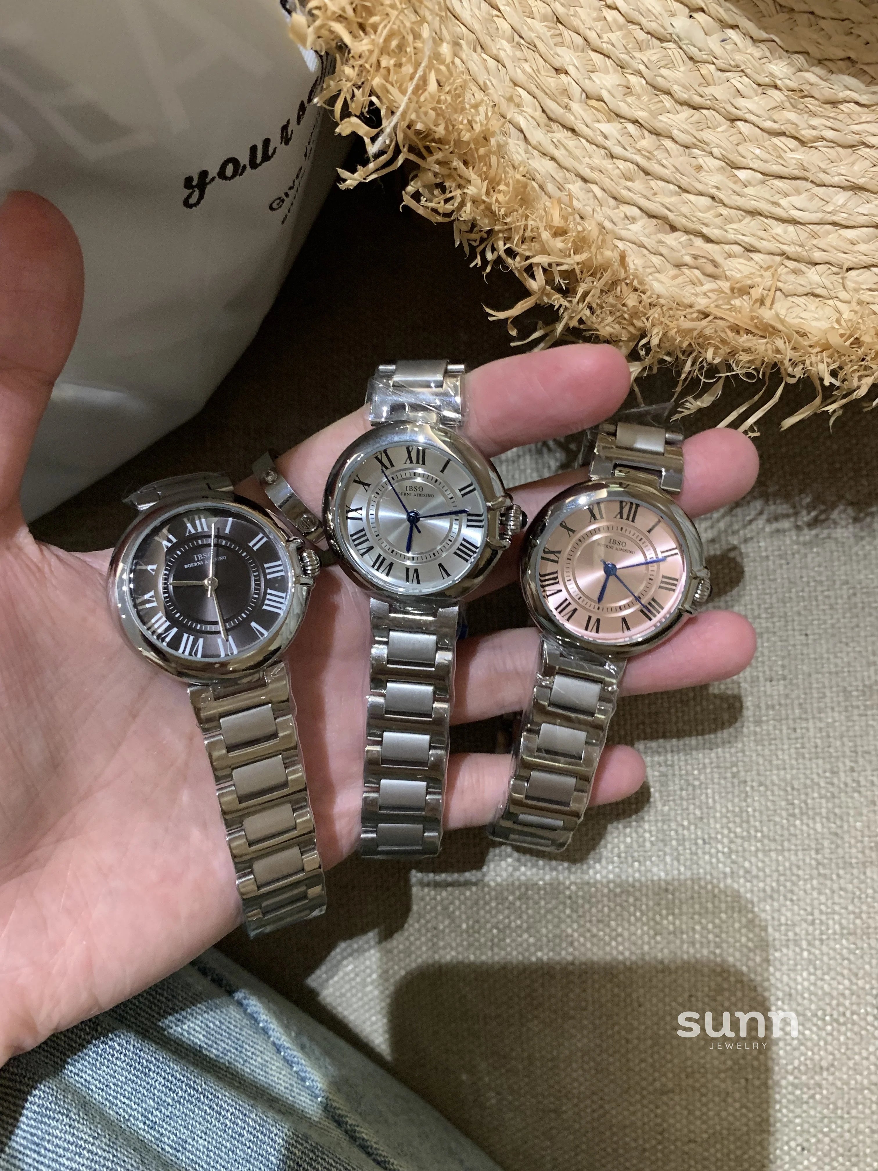 Huda Slim Steel Watch
