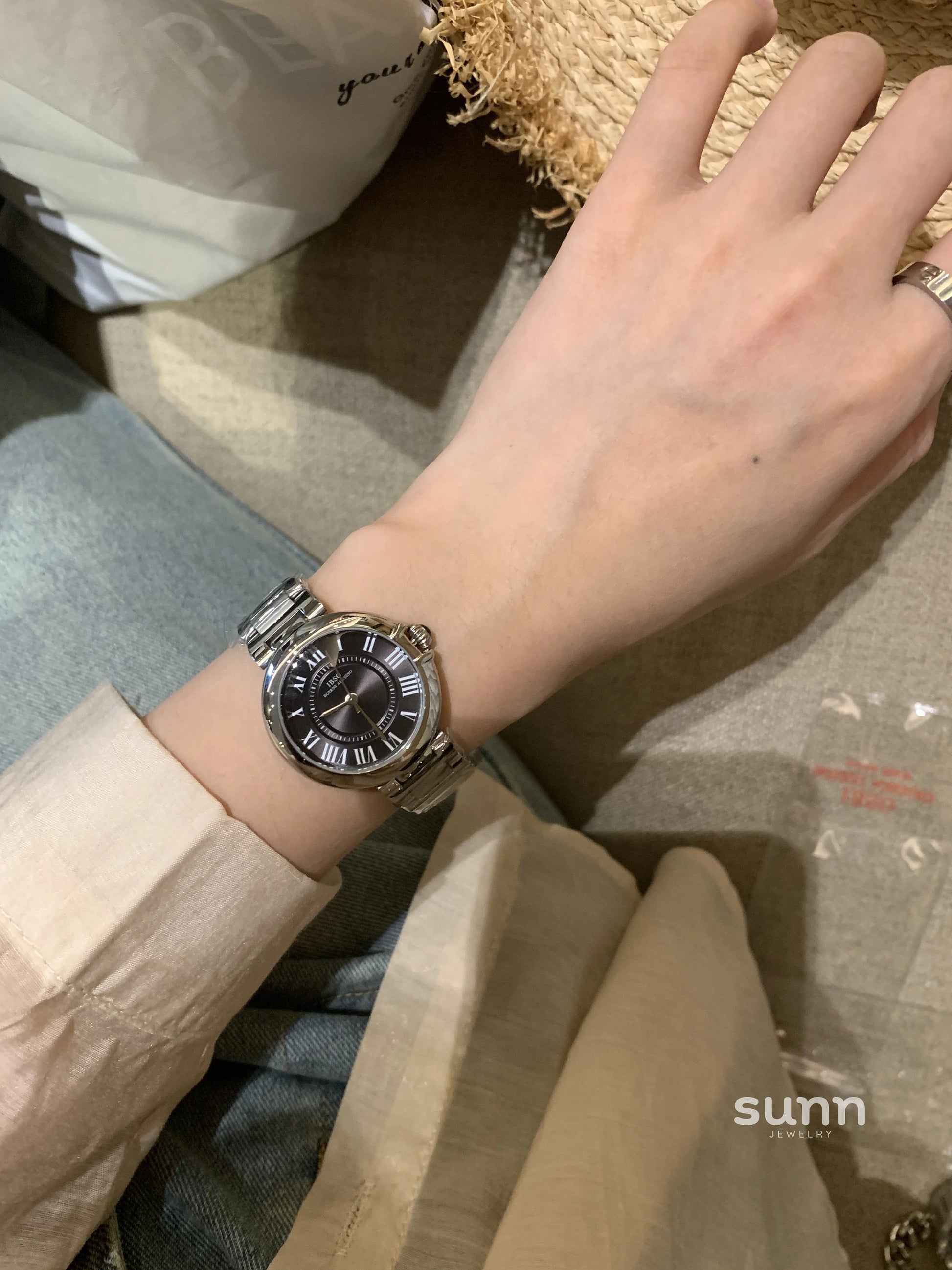 Huda Slim Steel Watch
