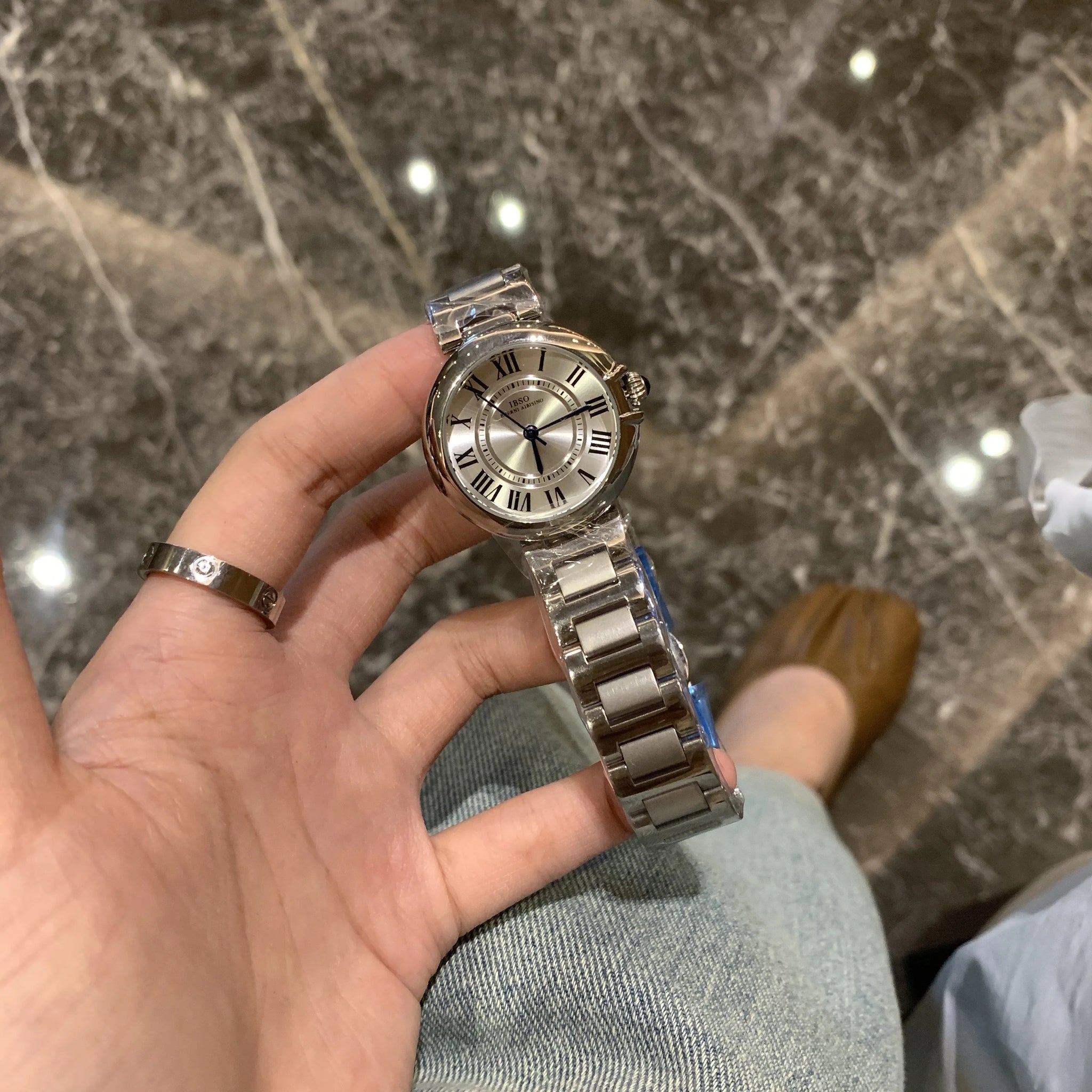 Huda Slim Steel Watch