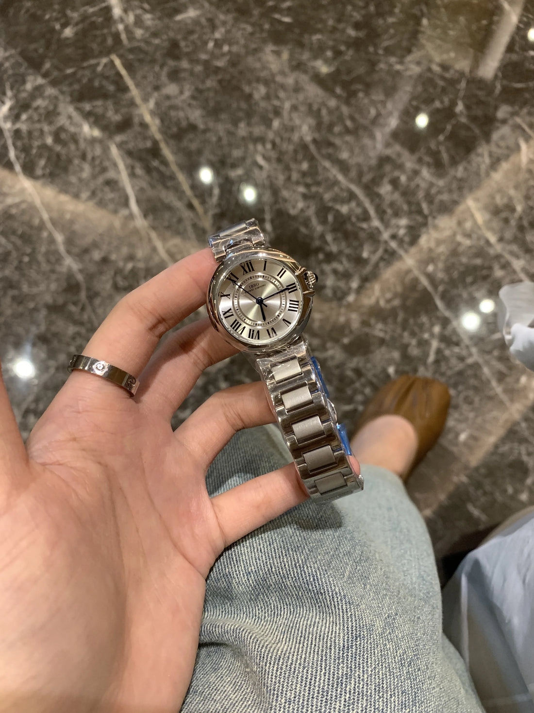 Huda Slim Steel Watch