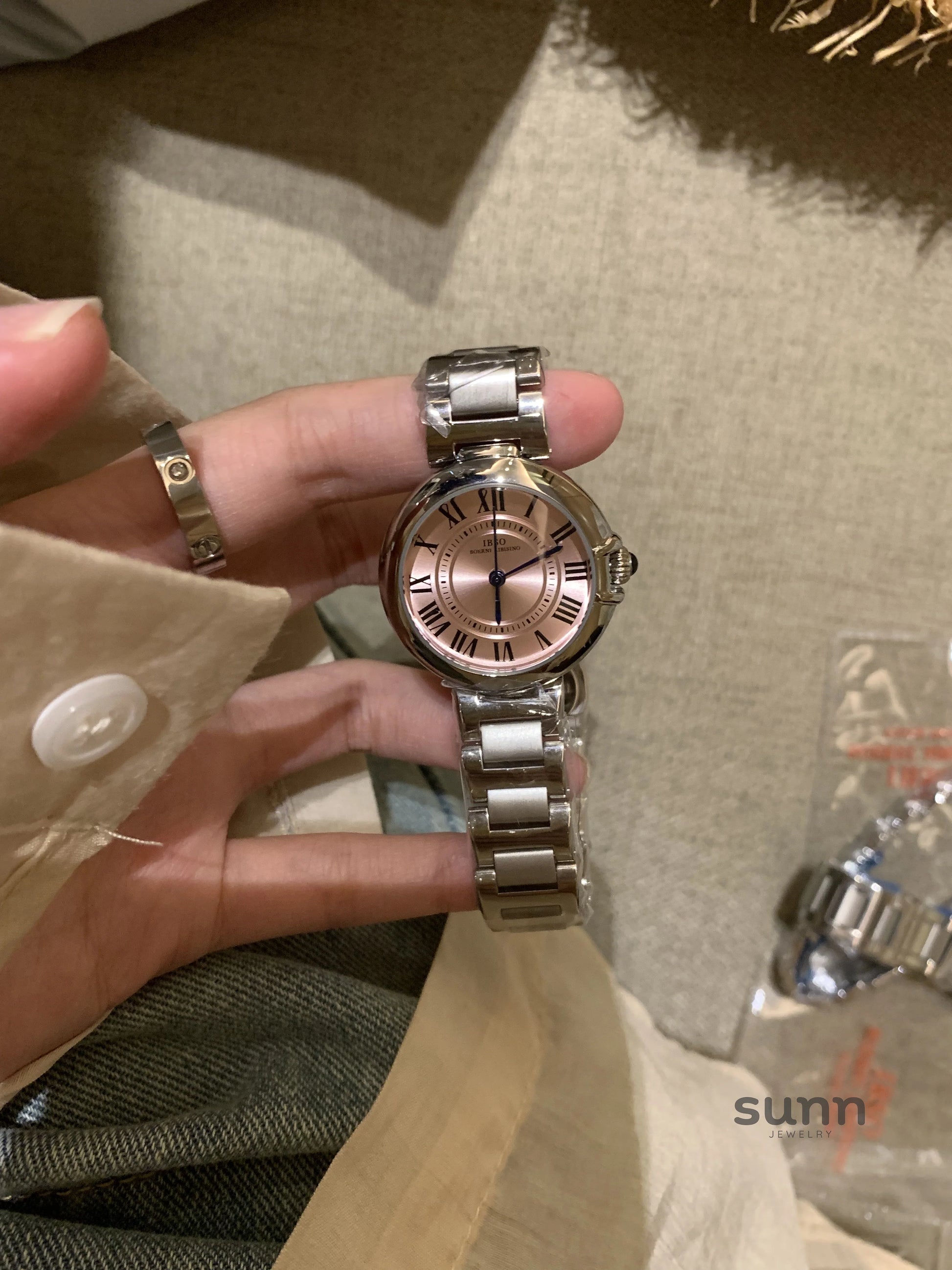 Huda Slim Steel Watch