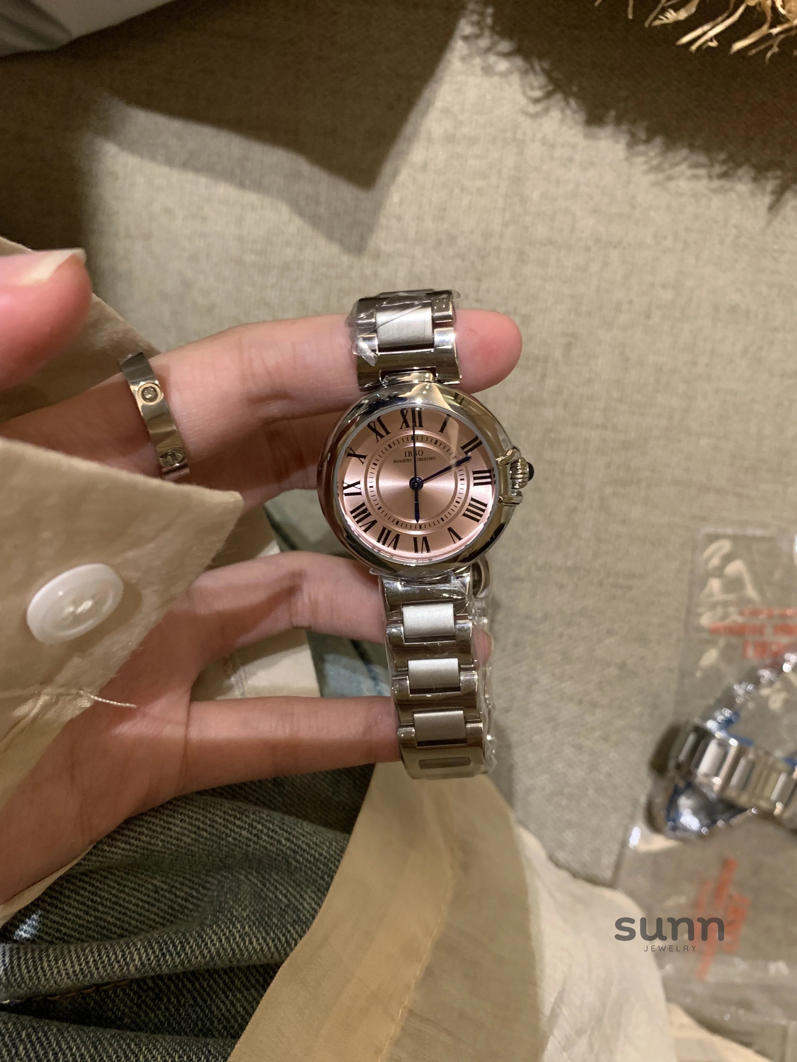Huda Slim Steel Watch