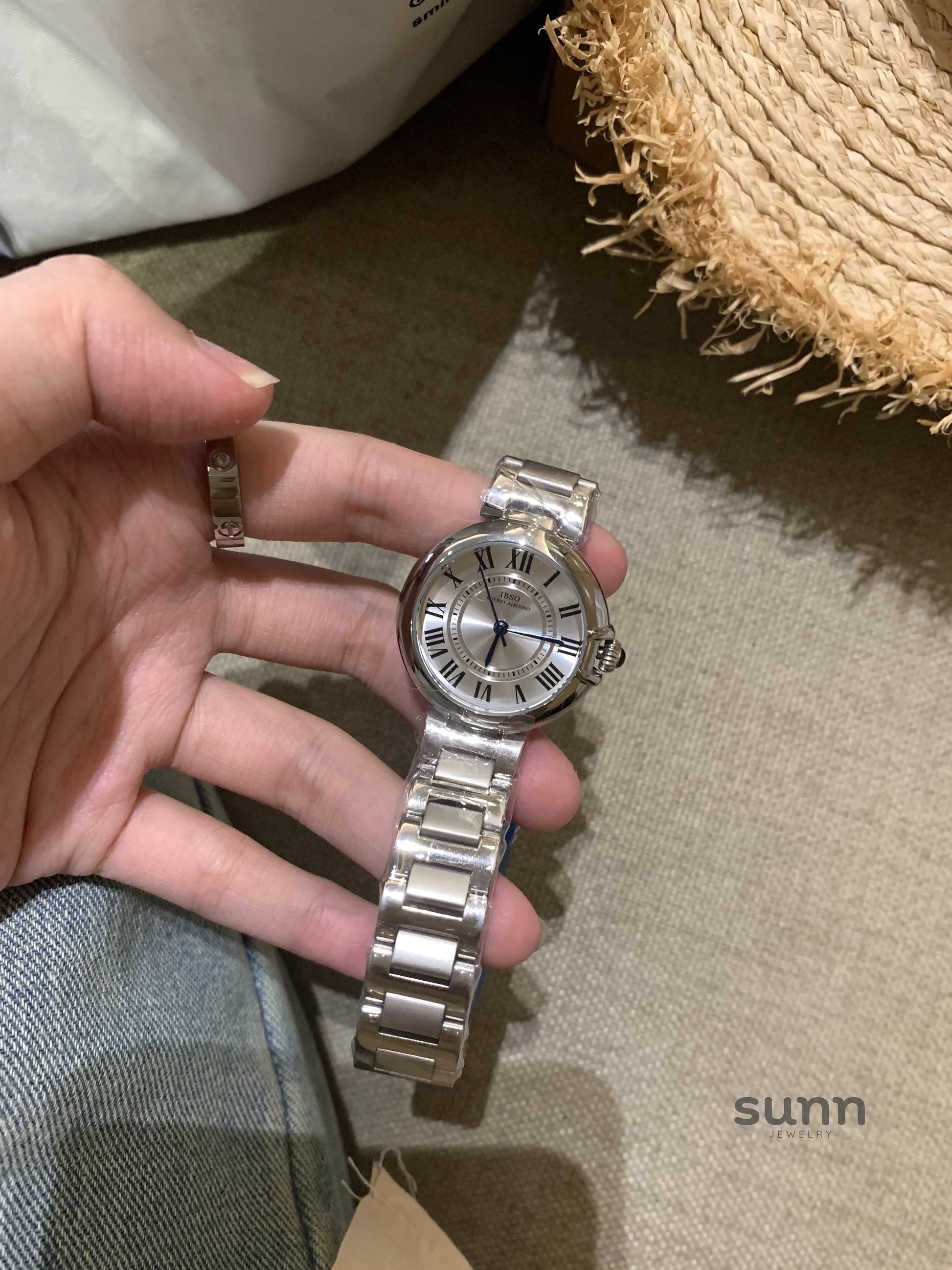 Huda Slim Steel Watch