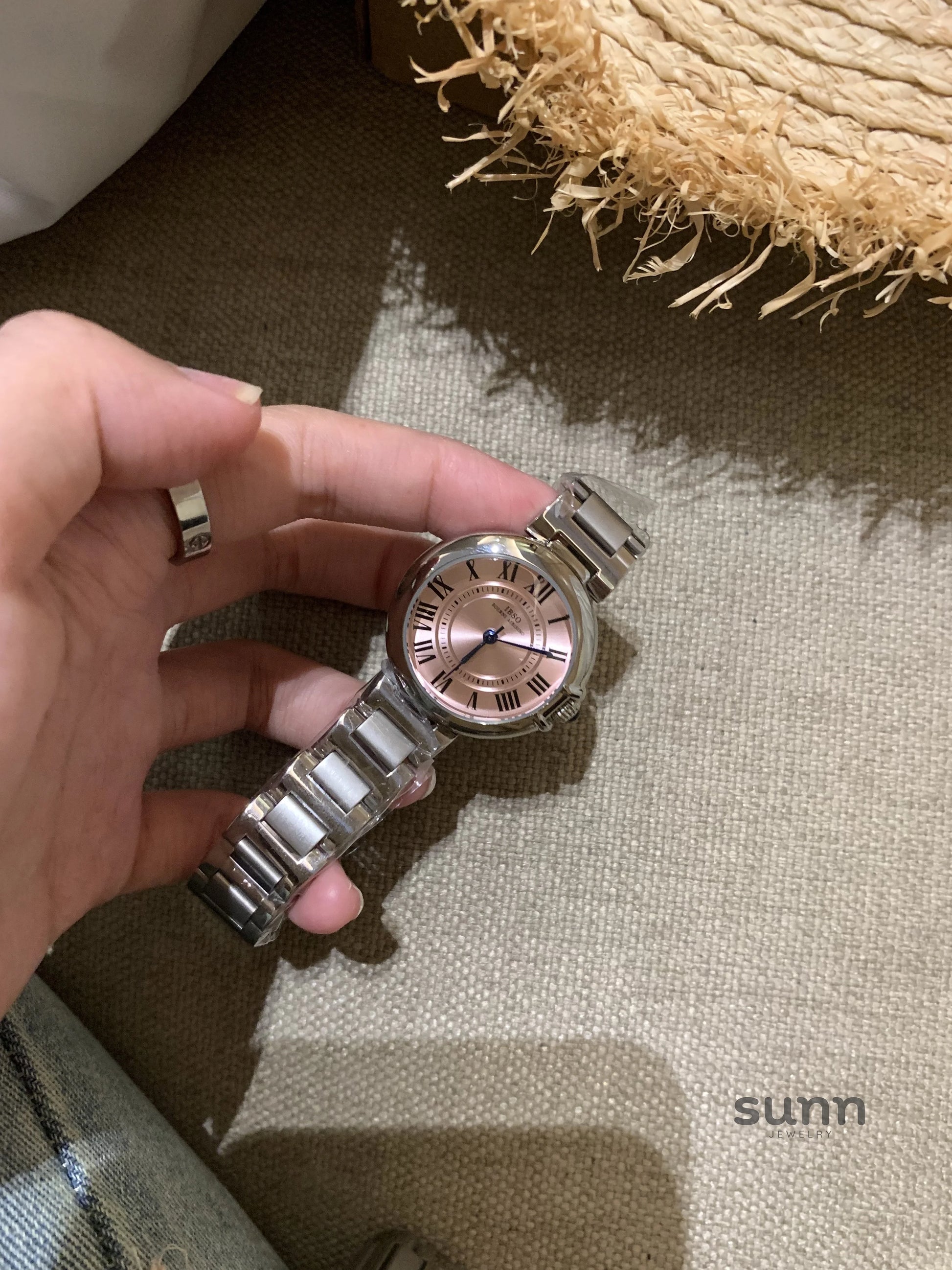 Huda Slim Steel Watch