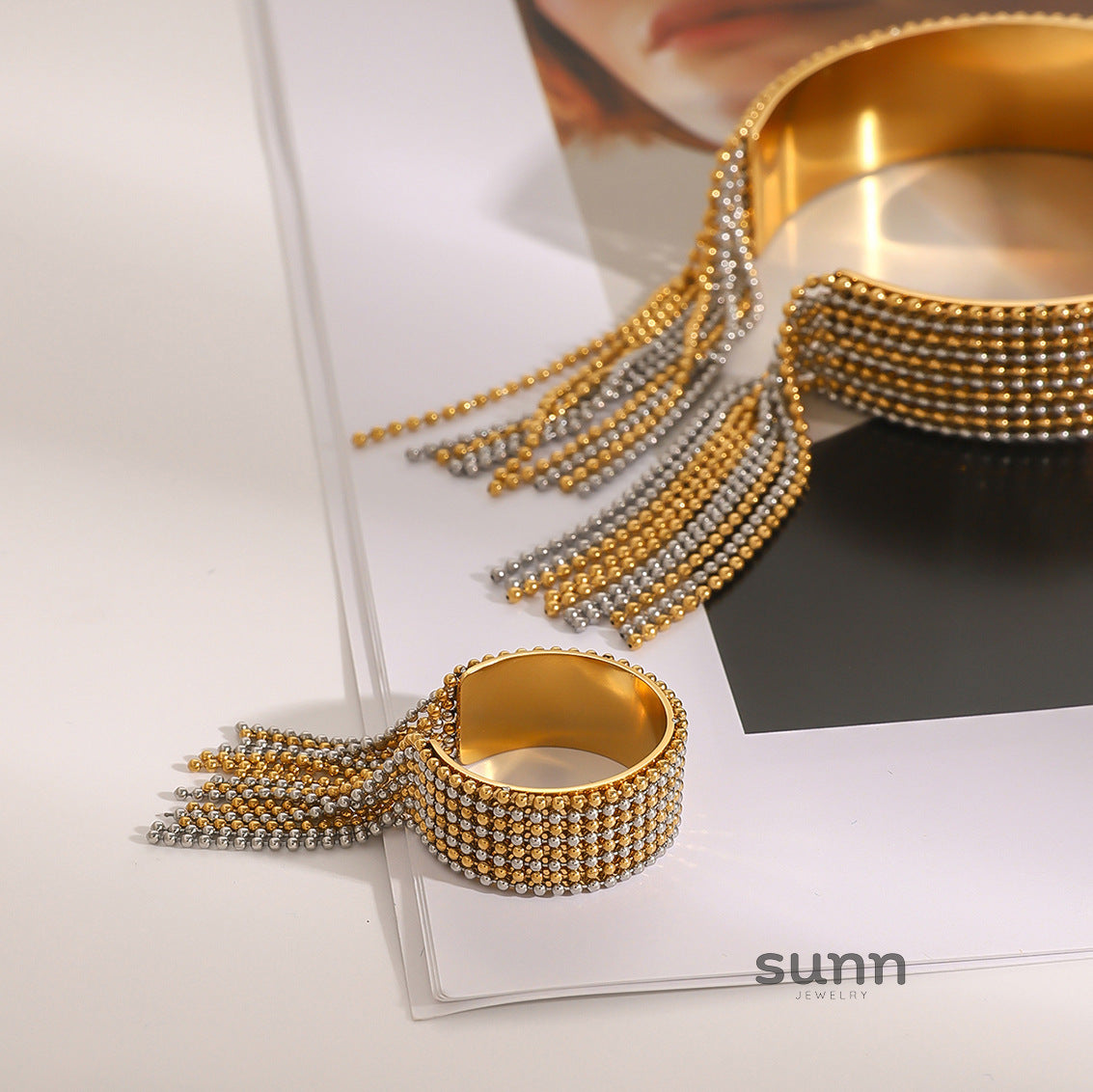 Huda Steel Link Jewelry [1S0CU219]