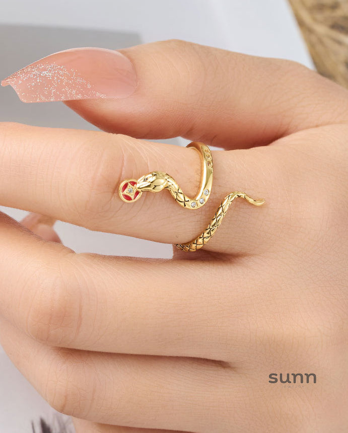 Huxley Serpentine Open Ring [ZVM46E7E]