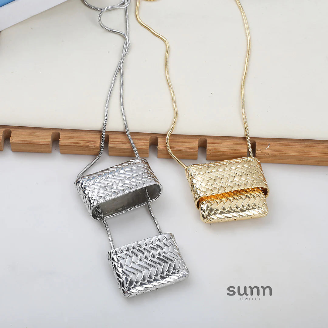 Ida Vintage Woven Necklace